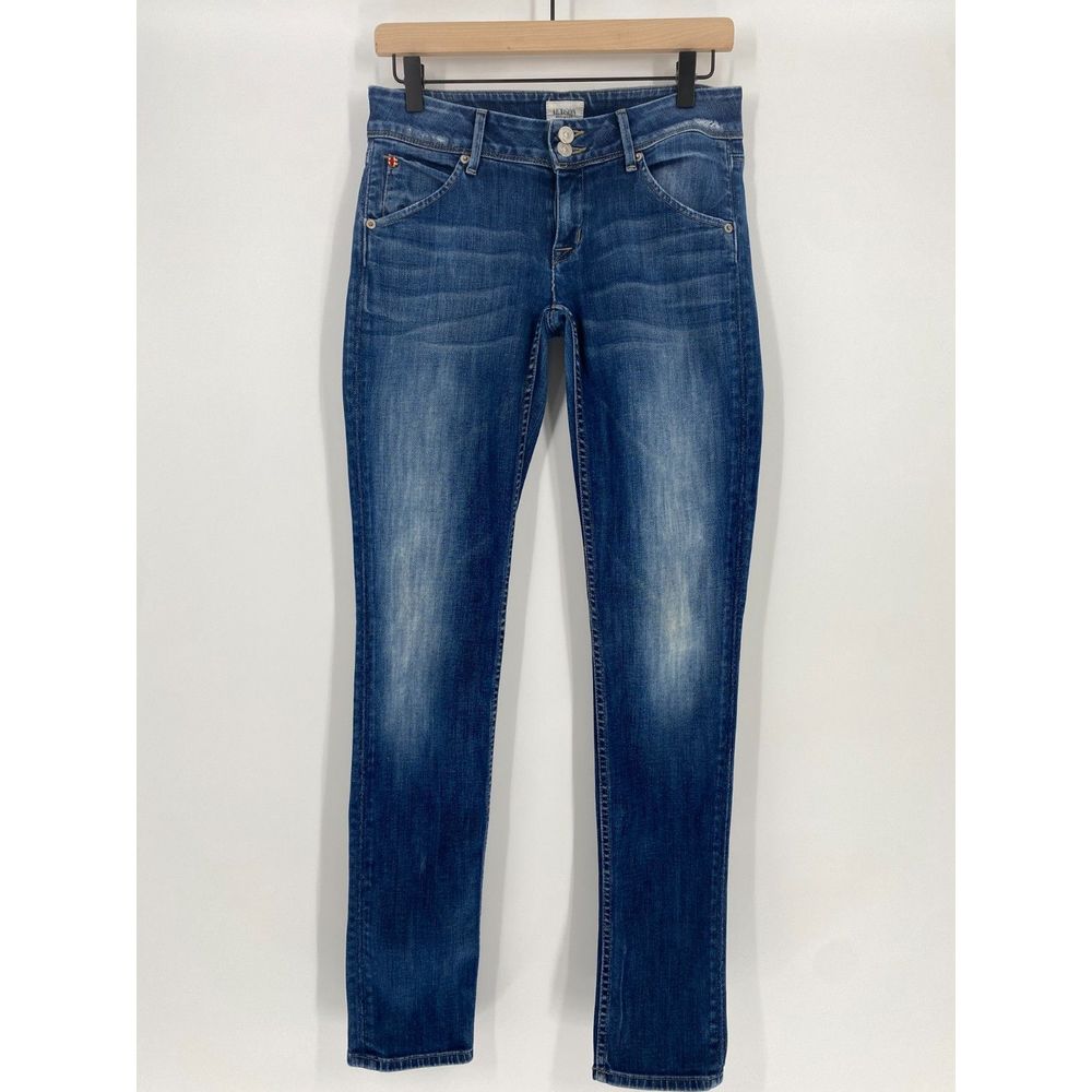 HUDSON Women's Collin Mid Rise Skinny Jean with Back Flap Pockets Sz 26
